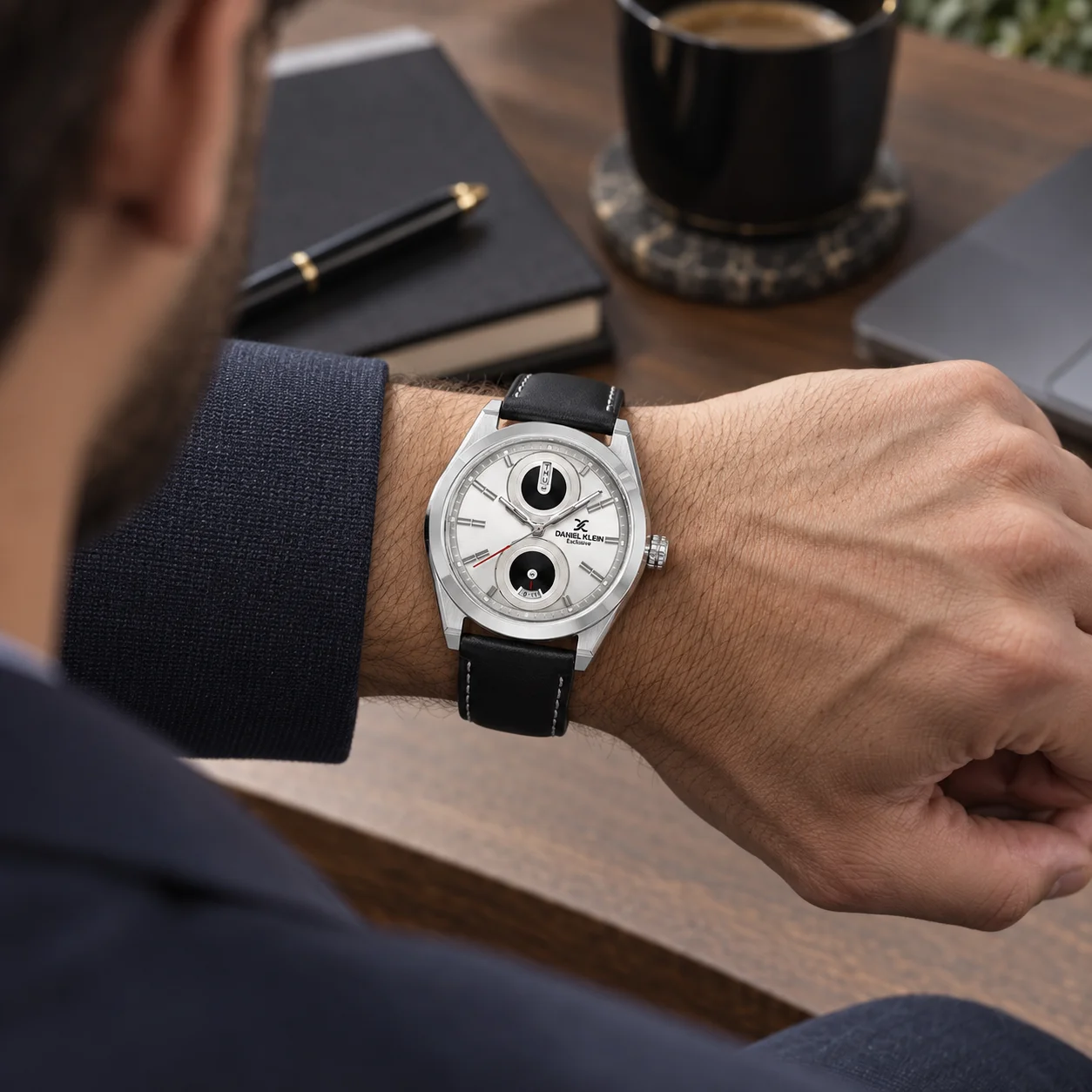 Daniel Klein Exclusive - Ceas Barbatesc Quartz Argintiu DK.1.14360-1 [3]