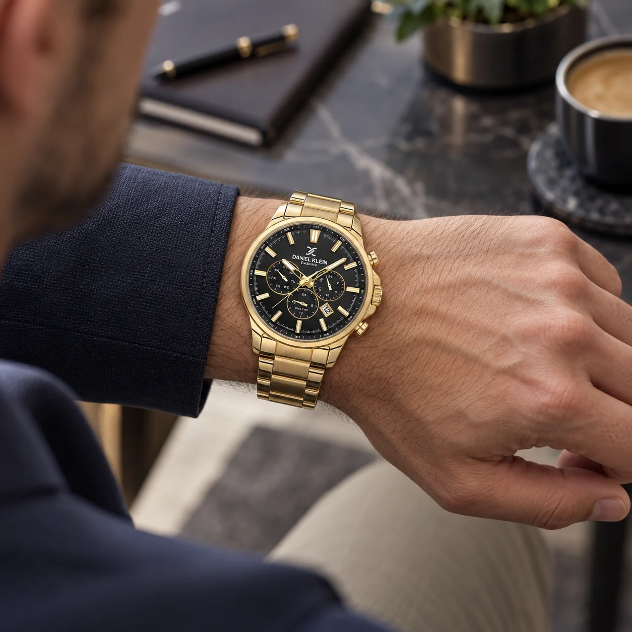 Daniel Klein Exclusive - Ceas Barbatesc Quartz Auriu DK.6.14440-5 [3]
