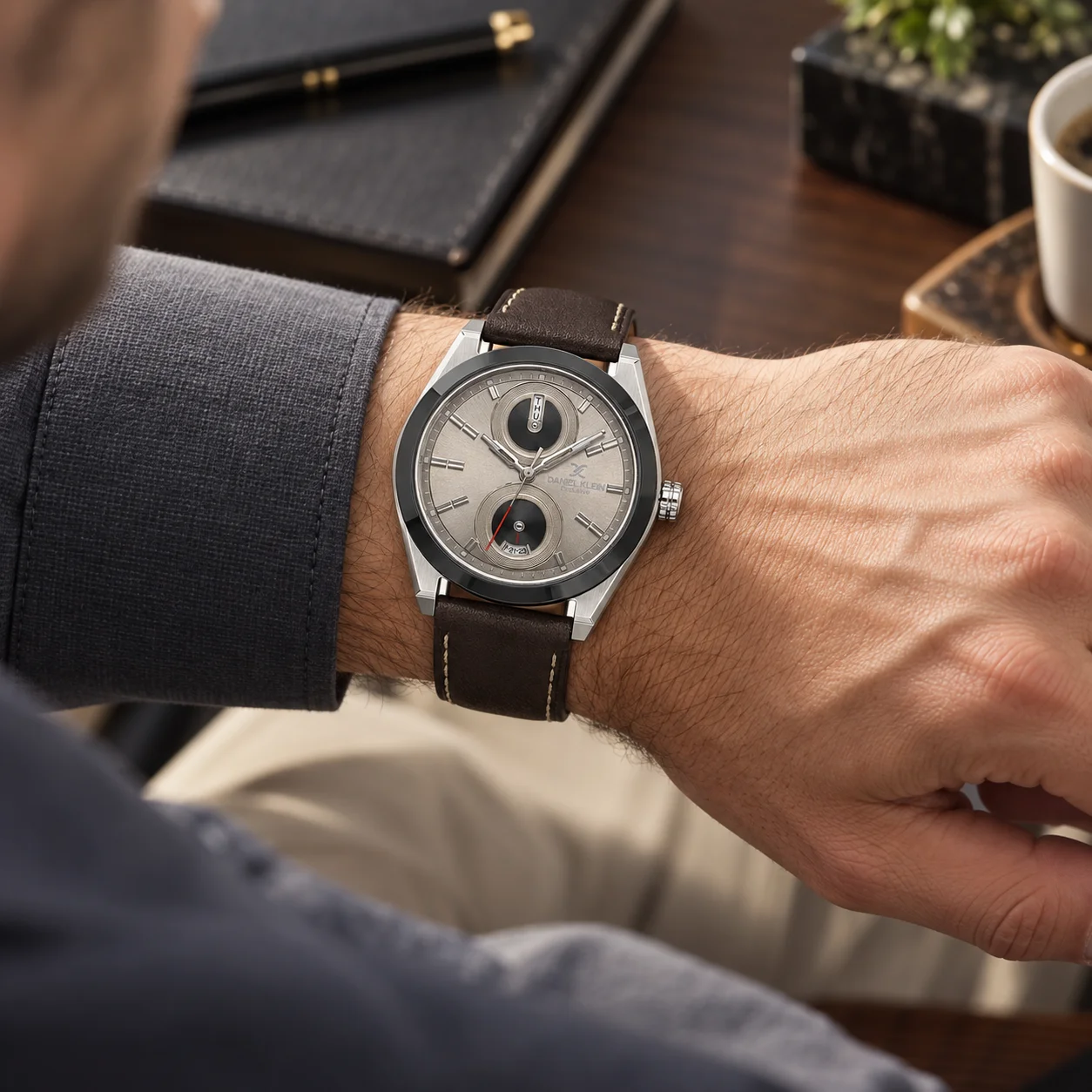 Daniel Klein Exclusive - Ceas barbatesc quartz maro DK.1.14360-5 [3]