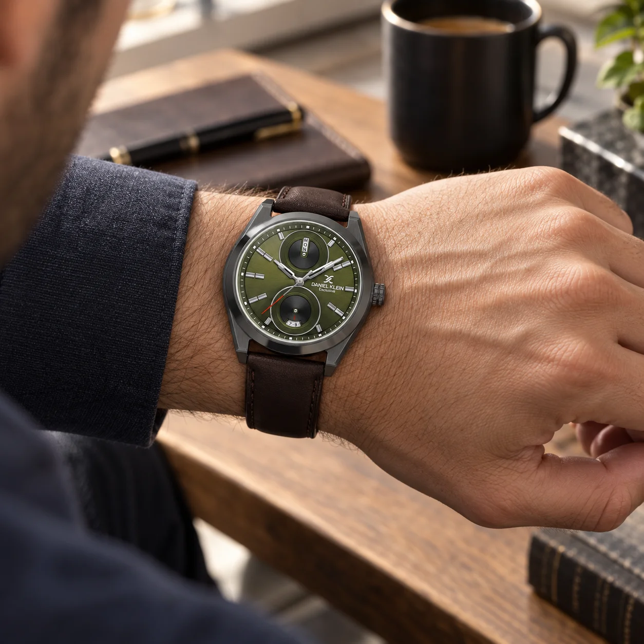 Daniel Klein Exclusive - Ceas Barbatesc Quartz Maro DK.1.14360-6 [3]