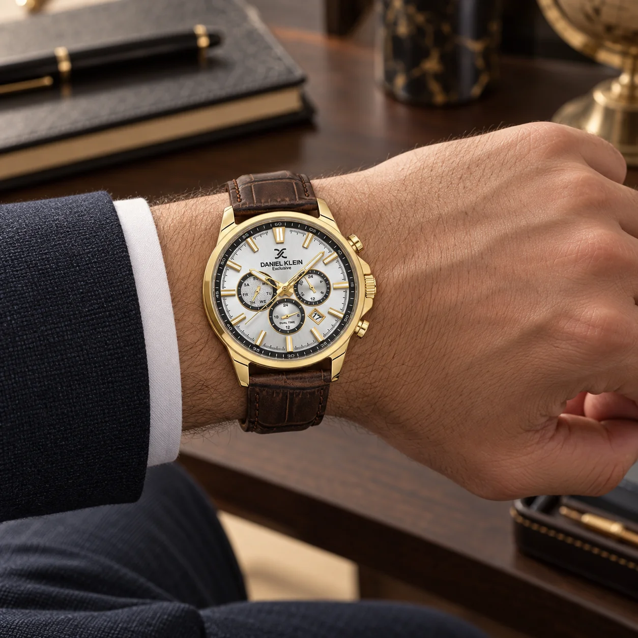 Daniel Klein Exclusive - Ceas barbatesc quartz maro DK.6.14441-6 [3]