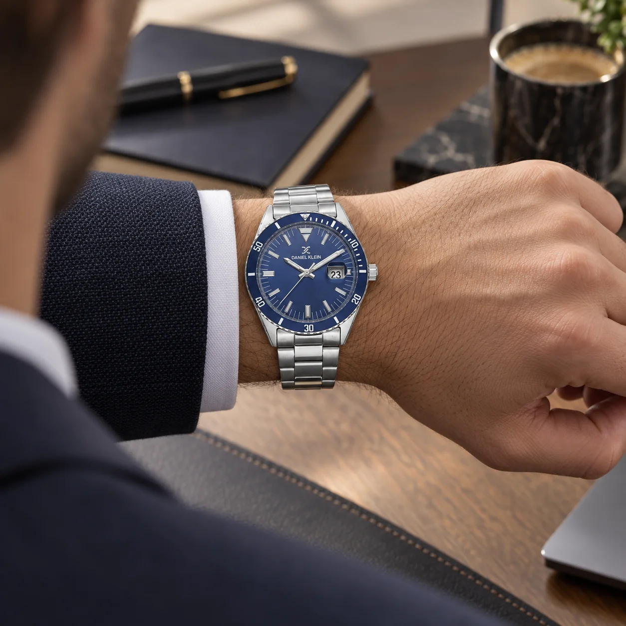 Daniel Klein Premium - Ceas Barbatesc Quartz Argintiu DK.1.14337-3 [3]