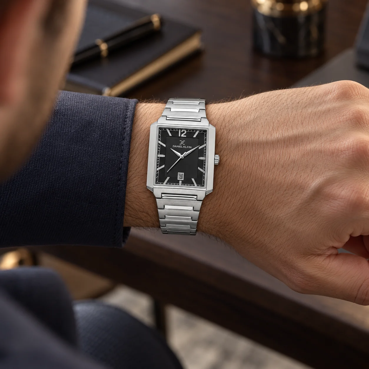 Daniel Klein Premium - Ceas Barbatesc Quartz Argintiu DK.1.14339-2 [3]