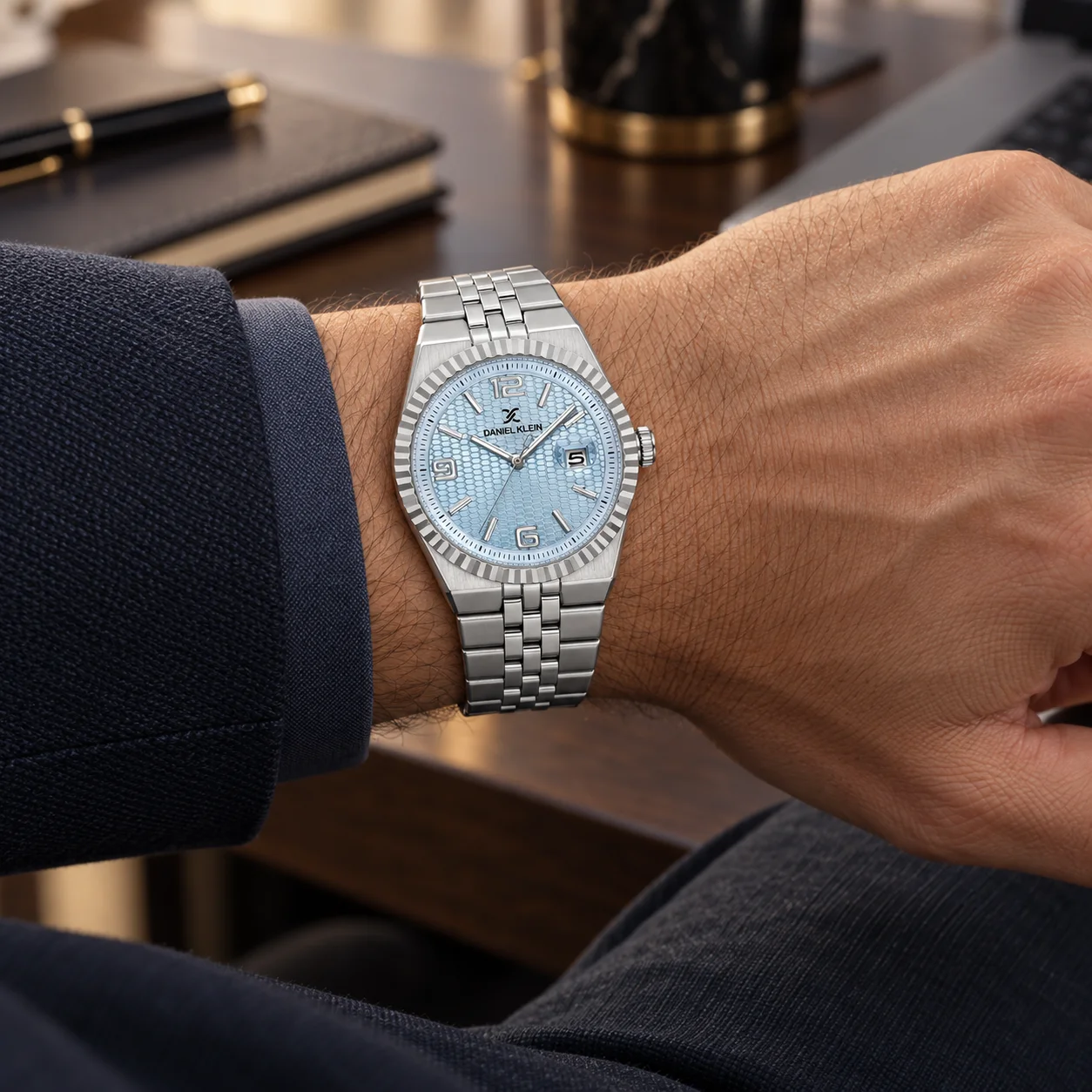 Daniel Klein Premium - Ceas Barbatesc Quartz Argintiu DK.6.14718-4 [3]