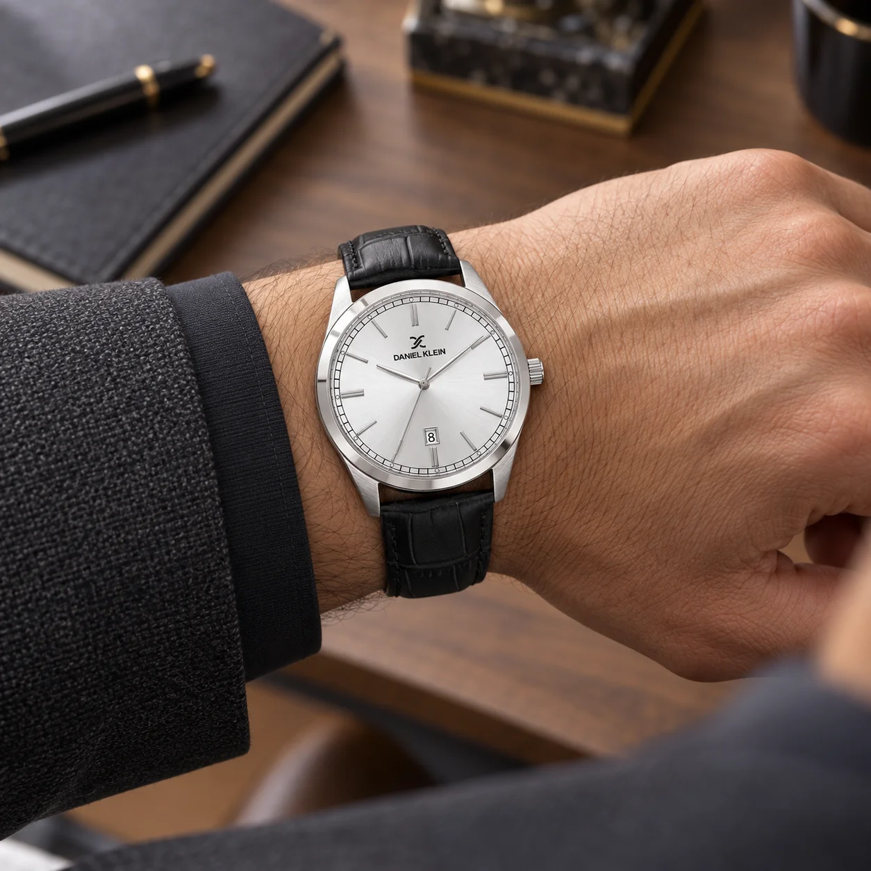 Daniel Klein Premium - Ceas Barbatesc Quartz Negru DK.6.14450-1 [3]