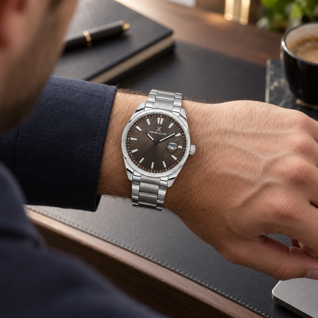 Daniel Klein Premium DK.1.14334-5 - Ceas barbatesc quartz argintiu [3]