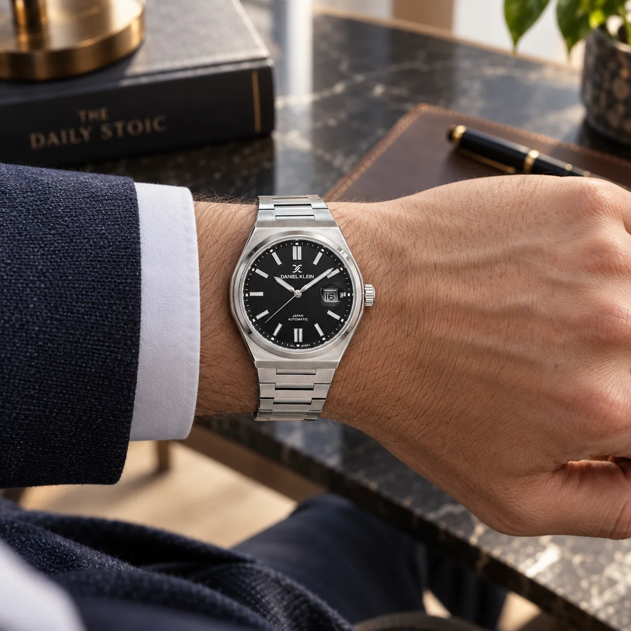 Daniel Klein Skeleton - Ceas Barbatesc Automatic Argintiu DK.1.14394-2 [3]