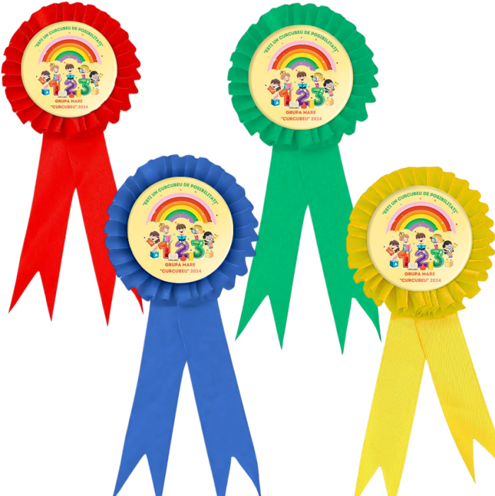 Cocarde Absolvire Personalizate - Clasa Florilor [3]