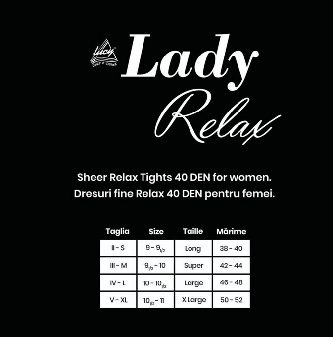 Dres dama de lux Lady Relax, grosime 40DEN, culoare gri antracit [3]