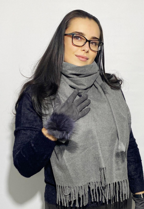 Esarfa de dama, din lana si vascoza, 70x190 cm,perfecta pentru sezomul toamna-iarna [2]