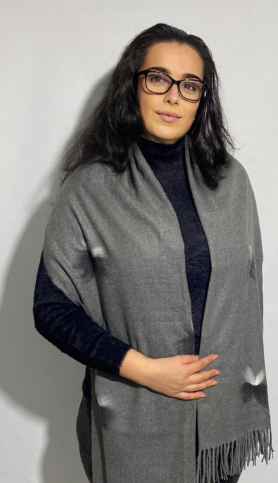 Esarfa de dama, din lana si vascoza, 70x190 cm,perfecta pentru sezomul toamna-iarna [3]