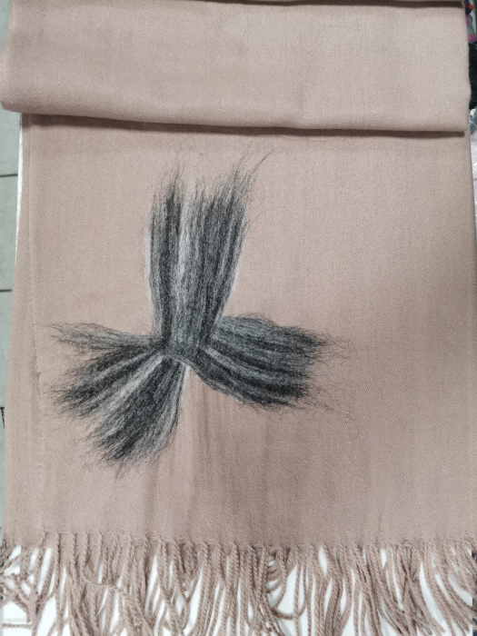 Esarfa de dama, din lana si vascoza, 70x190 cm,perfecta pentru sezomul toamna-iarna [2]