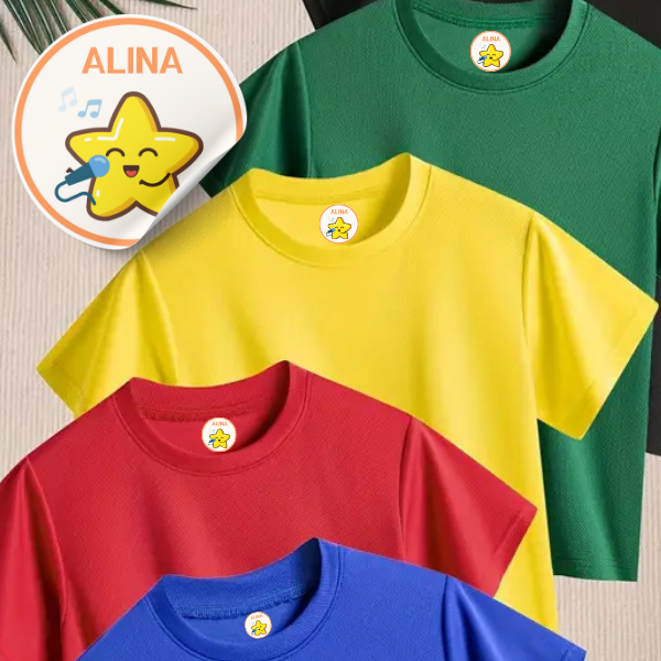 Etichete Școlare Personalizate cu Nume – Stickere Autoadezive pentru Copii ❤️ E-Cadou.com - e-CADOU [2]