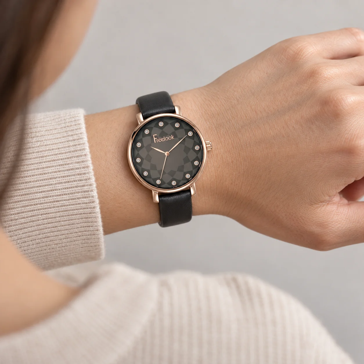 Freelook Eiffel - Ceas Dama Quartz Negru FL.2.10156.3 [2]