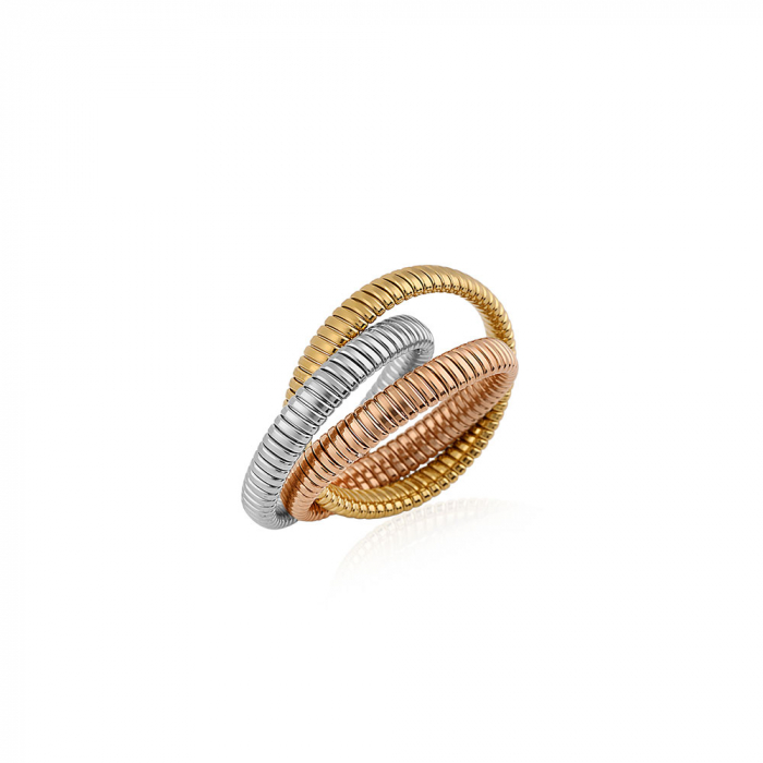 Inel multigold, Freelook, pentru dama, din otel inoxidabil, FRJ.5.40001.M-3 [1]