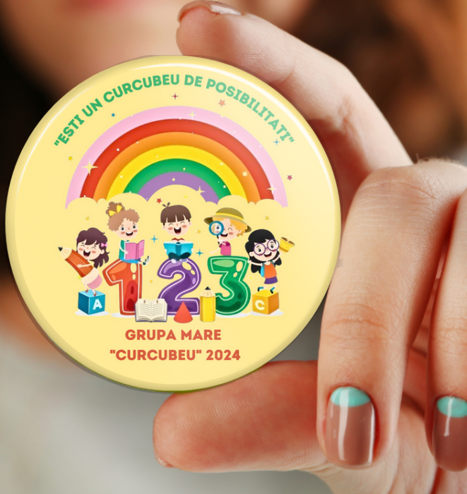 Insigna personalizata pentru elevi sau absolvenți de coala [2]