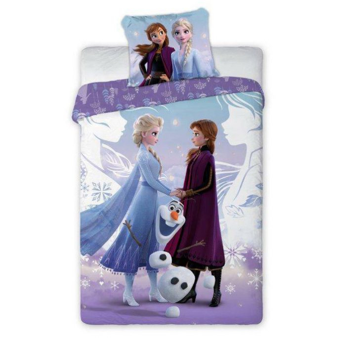 Lenjerie de pat pentru copii Frozen 140 200 cm, 70 90 cm, Disney, 100% bumbac