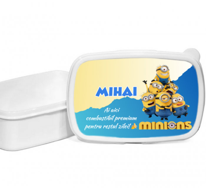 Lunchbox Caserola personalizata cu personaj și nume pentru sandwich [1]