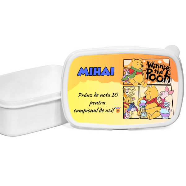 Lunchbox Caserola personalizata cu personaj și nume pentru sandwich [1]