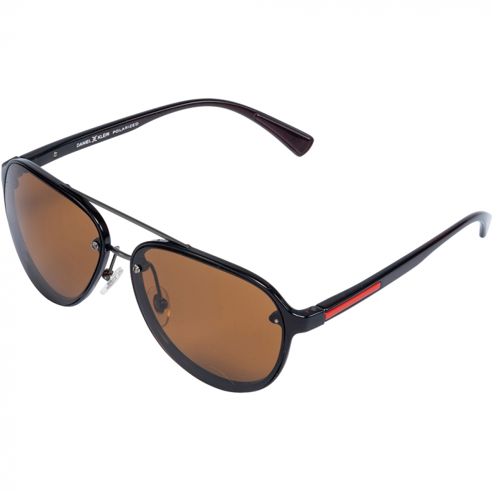 Ochelari de soare cafenii, pentru barbati, Daniel Klein Premium, DK3200-4