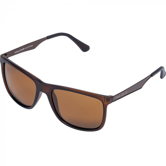 Ochelari de soare cafenii, pentru barbati, Daniel Klein Premium, DK3203-4