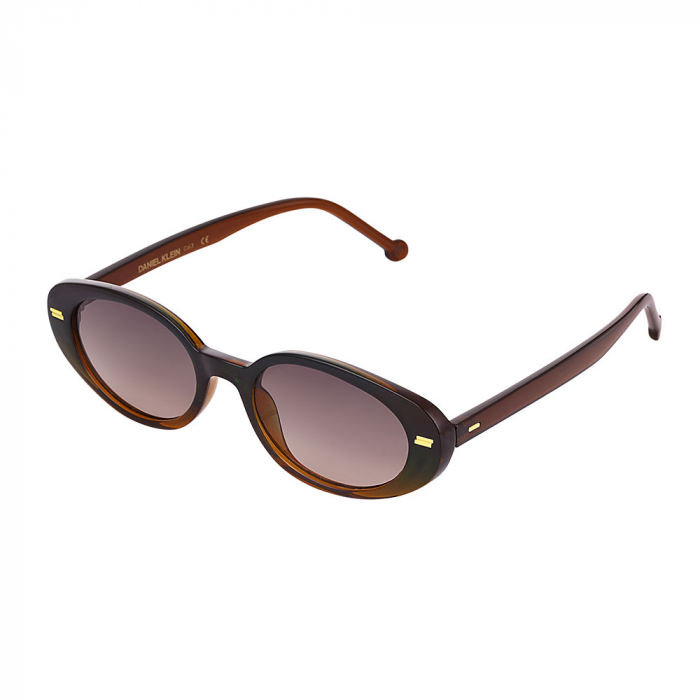 Ochelari de soare cafenii, pentru dama, Daniel Klein Trendy, DK4311-3 [2]