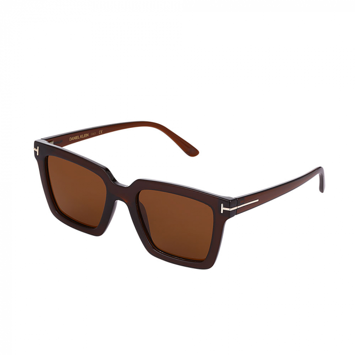 Ochelari de soare cafenii, pentru dama, Daniel Klein Trendy, DK4312-3 [2]