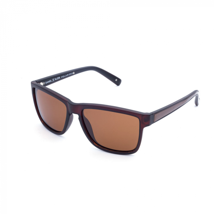 Ochelari de soare maro, pentru barbati, Daniel Klein Premium, DK3136-6