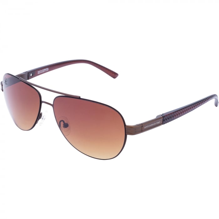 Ochelari de soare maro, pentru barbati, Santa Barbara Polo Prive, SB1030P-2