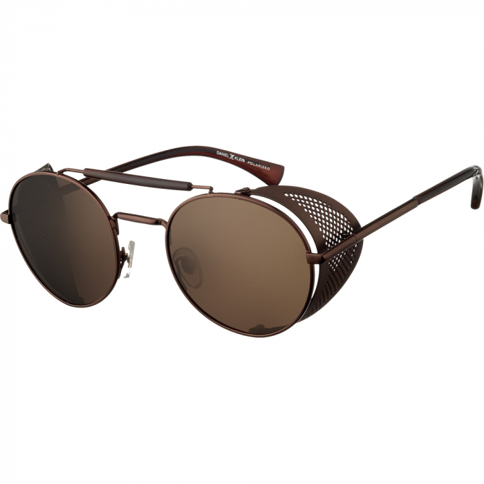 Ochelari de soare maro, pentru dama, Daniel Klein Sunglasses, DK4103-3