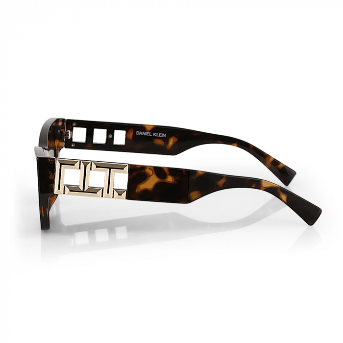 Ochelari de soare maro, pentru dama, Daniel Klein Sunglasses, DK4310-3 [2]