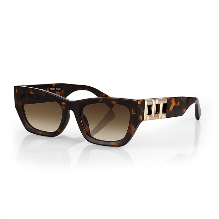 Ochelari de soare maro, pentru dama, Daniel Klein Sunglasses, DK4310-3 [1]