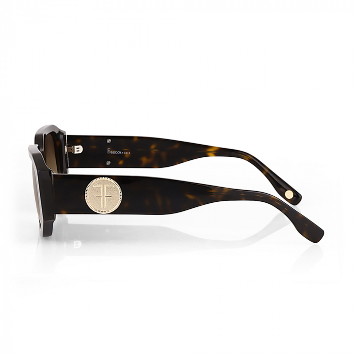 Ochelari de soare maro, pentru dama, Freelook Sunglasses, F1012-2 [2]