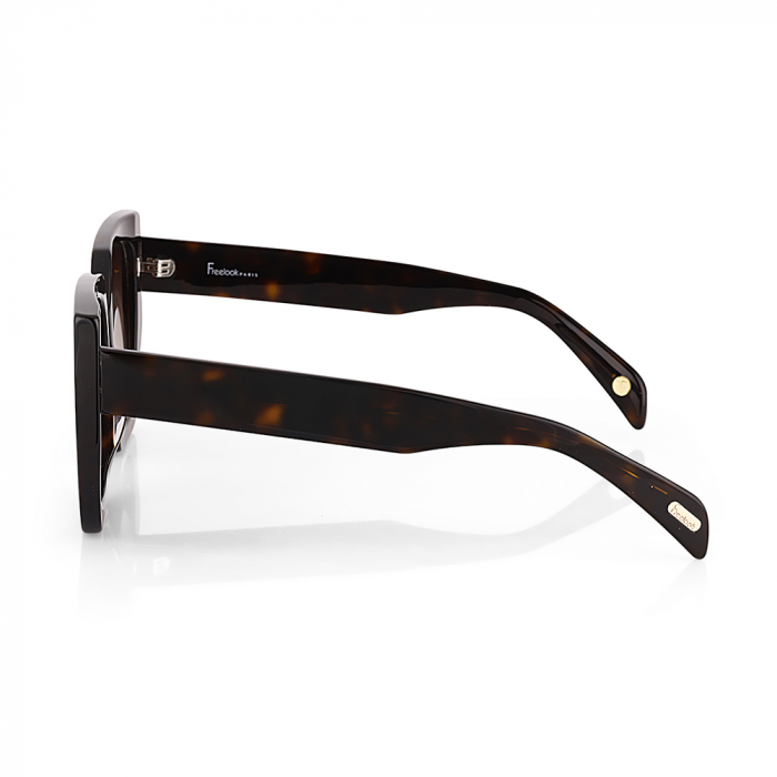 Ochelari de soare maro, pentru dama, Freelook Sunglasses, F1016-2 [2]
