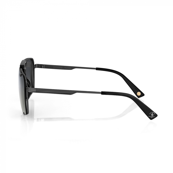 Ochelari de soare negri, pentru barbati, Santa Barbara Polo Sunglasses, SB1128-1 [2]
