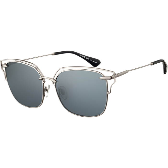 Ochelari de soare negri, pentru dama, Daniel Klein Sunglasses, DK4165-4