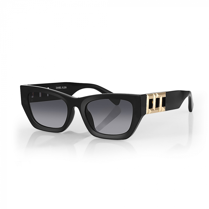Ochelari de soare negri, pentru dama, Daniel Klein Sunglasses, DK4310-1 [1]