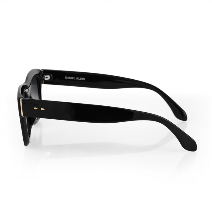 Ochelari de soare negri, pentru dama, Daniel Klein Sunglasses, DK4313-1 [2]