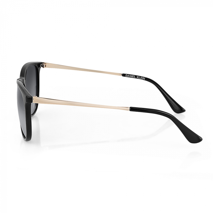 Ochelari de soare negri, pentru dama, Daniel Klein Sunglasses, DK4323-1 [2]