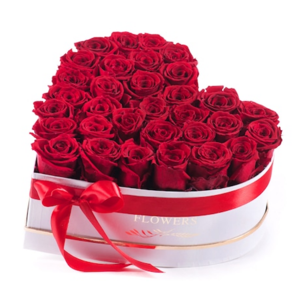 Pachet cadou cu 33 trandafiri din sapun AC-R327 Love RED, impachetare premium [1]