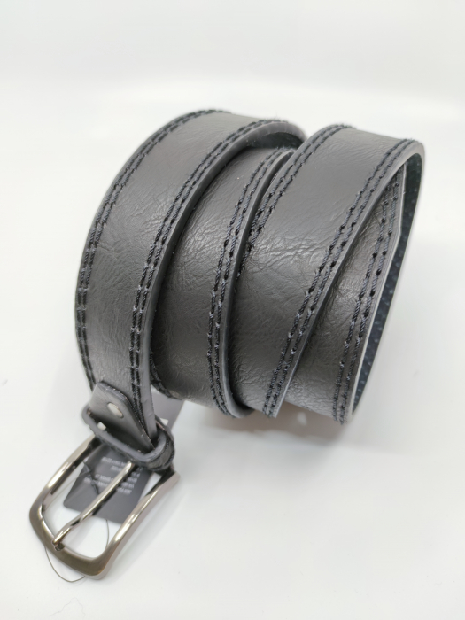 Pachet Promo Portofel de piele si Curea de barbati 140cm, negru, C135NG-A391-P1373 [3]