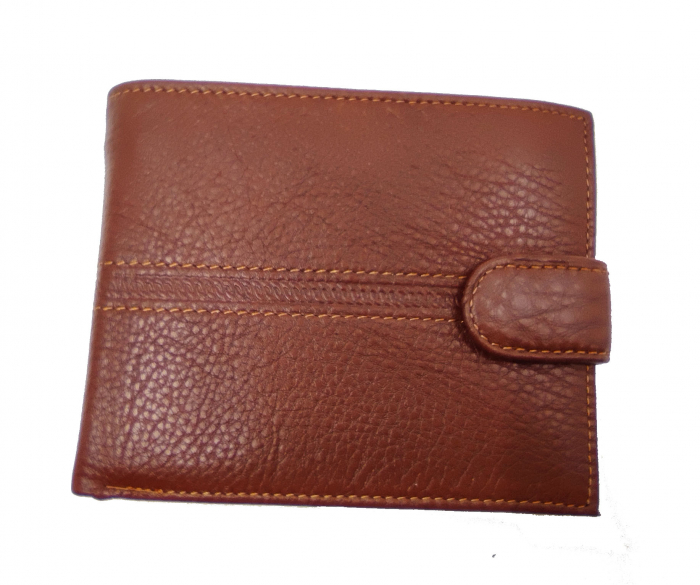 Pachet Promo Portofel de piele si Curea de barbati maro 125cm, LY1114-125-188 [3]