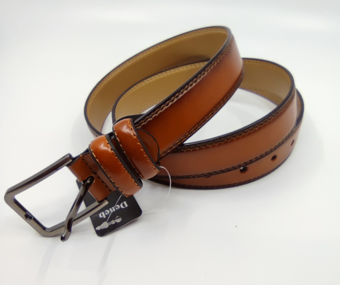 Pachet Promo Portofel de piele si Curea de barbati maro 125cm, LY1925-115-188 [5]