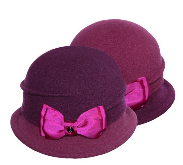 Palarie de dama moderna  MIRUNA 100% lana, marime universala D25.05.roz 01 made  Polonia [4]