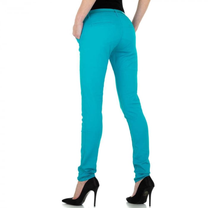 Pantaloni office turquaz, M.Sara DM5090-55 [2]