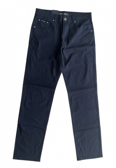 Pantaloni tercot bleomarin pentru barbati, serie clasica, 100% bumbac GRACE33