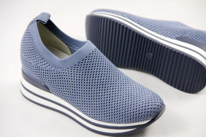 Pantofi sport de dama  albastri cu platforma H0112 [5]