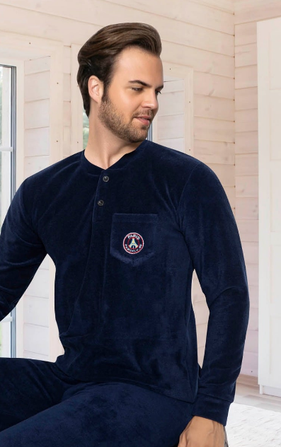 Pijama din două piese,barbati, Material bumbac, Berfin 504 [5]