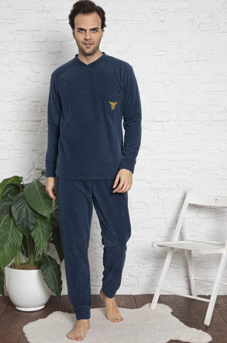 Pijama din două piese,barbati, Material polar, Lux,  Baki27, 100%micro [2]