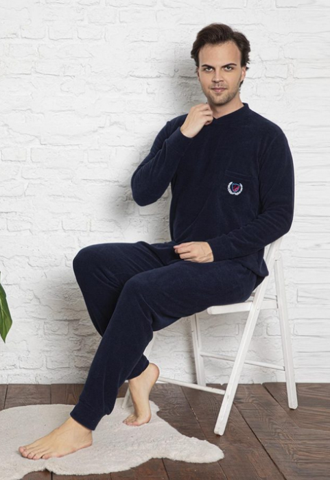Pijama din două piese,barbati, Material polar, Lux,  Baki29, 100%micro [2]